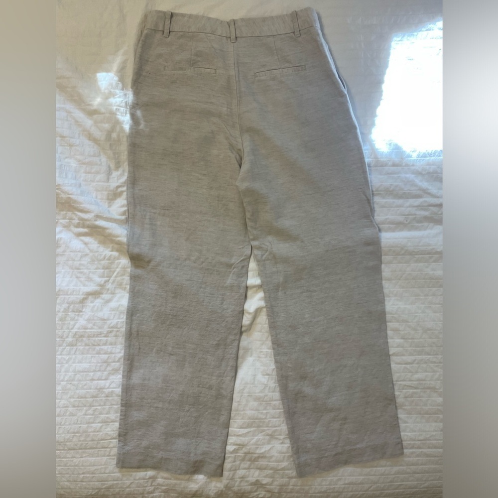 ARITZIA-The Effortless Pants -CruiseLinen- size 10 , natural ecru - Picture 4 of 7